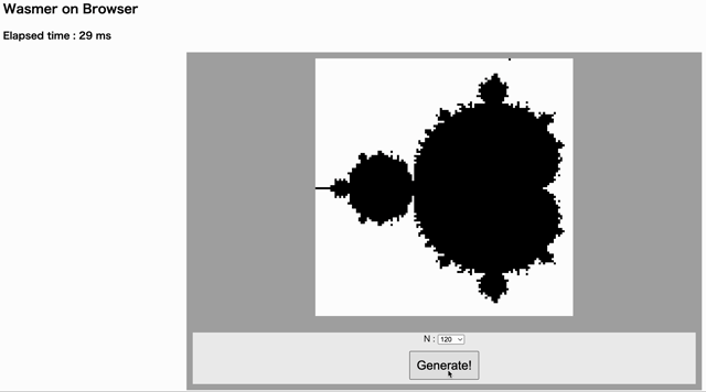 mandelbrot on web